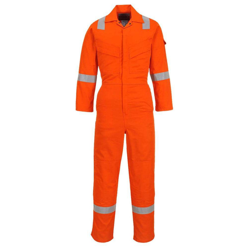 Portwest FR28 Flame Resistant Light Weight Anti-Static Coverall 280g - FLAME RETARDANT OVERALLS