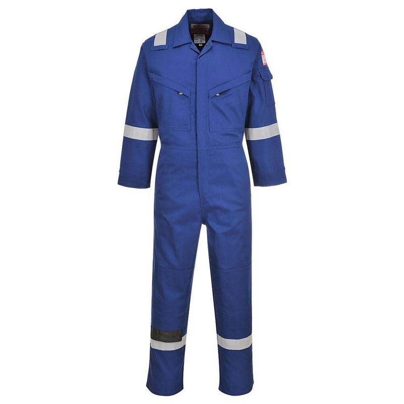 Portwest FR28 Flame Resistant Light Weight Anti-Static Coverall 280g - FLAME RETARDANT OVERALLS
