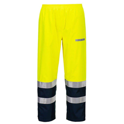 Portwest FR410 Bizflame Rain+ Hi-Vis Light Arc Trousers - FLAME RETARDANT TROUSERS