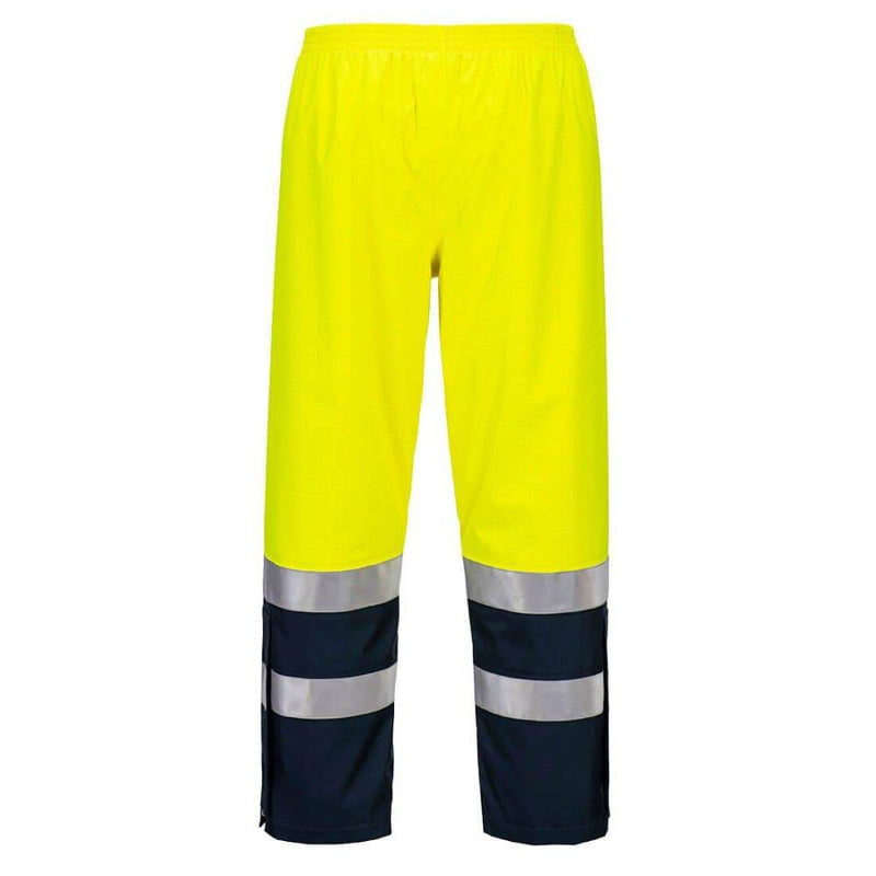Portwest FR410 Bizflame Rain+ Hi-Vis Light Arc Trousers - FLAME RETARDANT TROUSERS