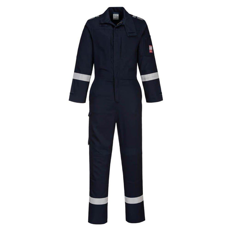 Portwest FR502 Bizflame Plus Lightweight Stretch Panelled Coverall - FLAME RETARDANT OVERALLS