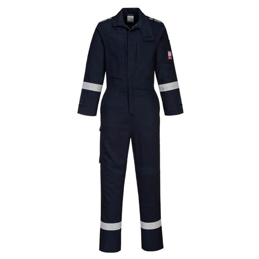 Portwest FR502 Bizflame Plus Lightweight Stretch Panelled Coverall - FLAME RETARDANT OVERALLS