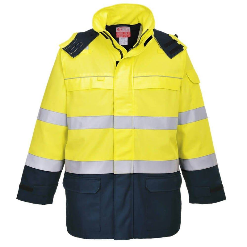 Portwest FR79 Bizflame Multi Arc Hi-Vis Jacket - FLAME RETARDANT JACKETS