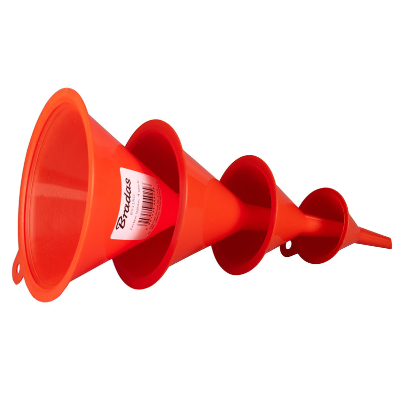 Funnel Red Mix 4 pcs - Vehicles & Parts > Vehicle Parts & Accessories CAR
