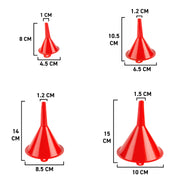 Funnel Red Mix 4 pcs - Vehicles & Parts > Vehicle Parts & Accessories CAR