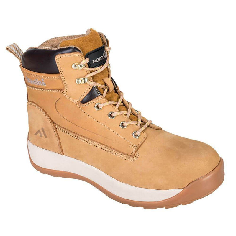 Portwest FW32 Steelite Construction Nubuck Boot S3 HRO - Business & Industrial > Work Safety Protective Gear SAFETY BOOTS