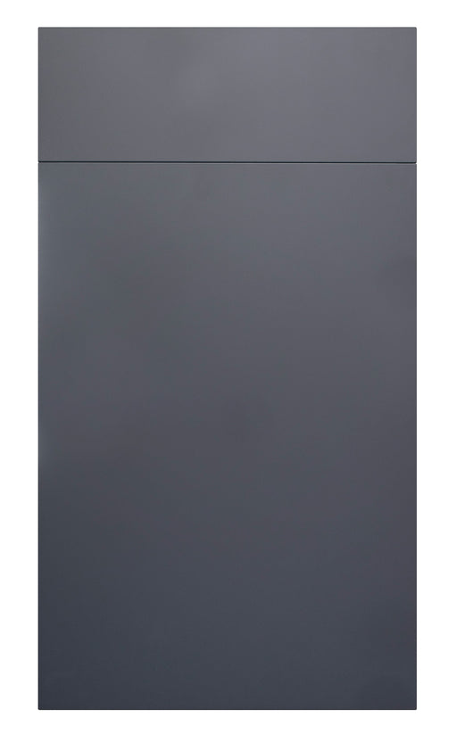 Fenton Painted (Laser Edged) Slab Carbon Grey- Replacement Kitchen Doors (End Panel) -