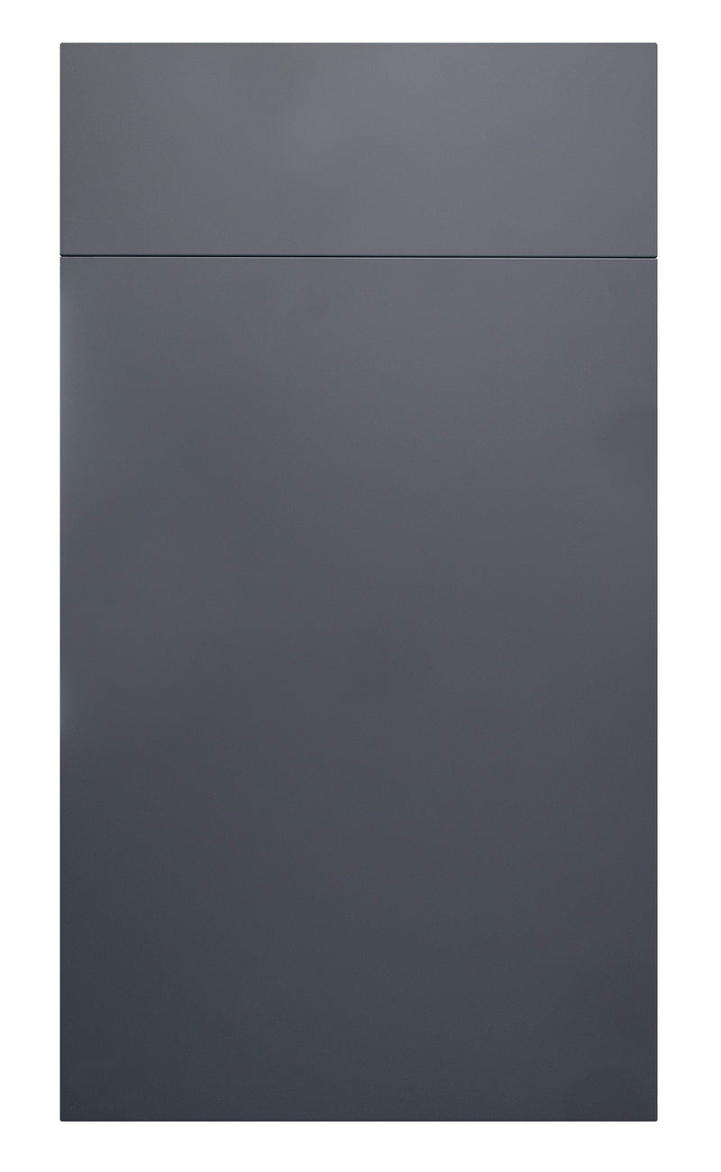 Fenton Painted (Laser Edged) Slab Carbon Grey- Replacement Kitchen Drawer Fronts/Oven Filler Panel (110mm High) - Hardware > Hardware Accessories > Cabinet Hardware > Cabinet Doors