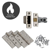 Morava Fire Door Handle Pack - 65mm Latch -
