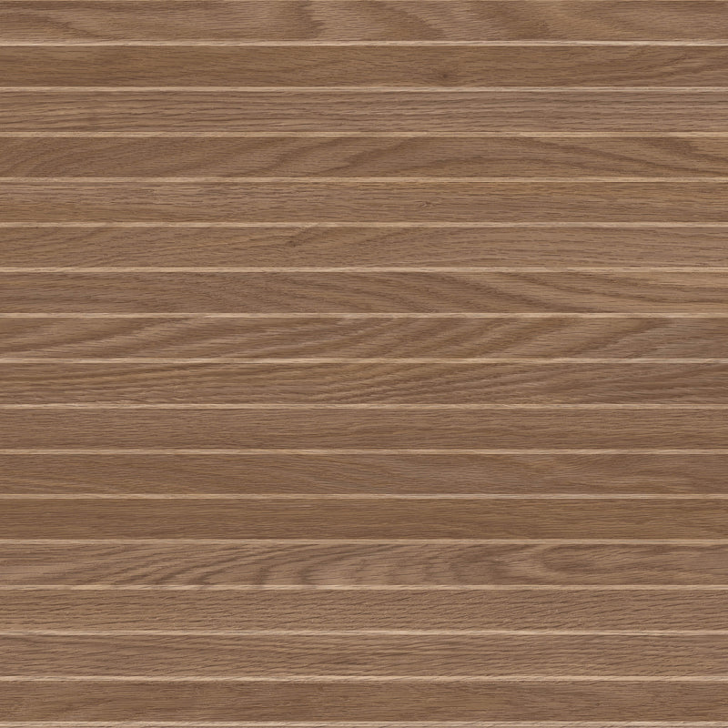 Bushboard Alloy Fluted Oak Aluminium Feature Kitchen Splashback