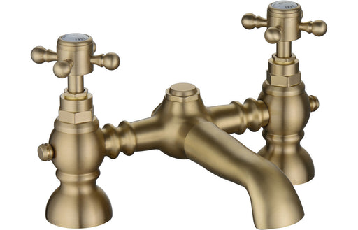 Foxhole Bath Filler - Brushed Brass -