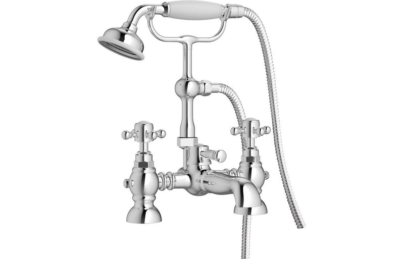 Foxhole Bath/Shower Mixer & Shower Kit - Chrome -