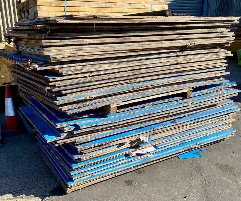 Reclaimed Full Sheets Of Used 18mm Plywood 8x4ft - Shuttering, Roofing, Sheet Material - £15 Each - Hardware > Building Materials > Lumber & Sheet Stock
