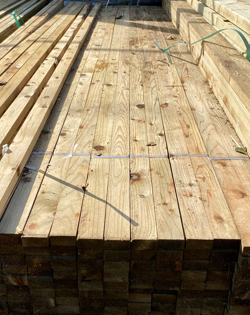 🆑 Clearance Sale 🆑 BULK BUY - Pack Of 50 x Treated Roofing Batten 50 x 25 x 3600mm (2x1 timber)💥£160💥 - Hardware > Building Materials > Roofing Treated Roofing Batten