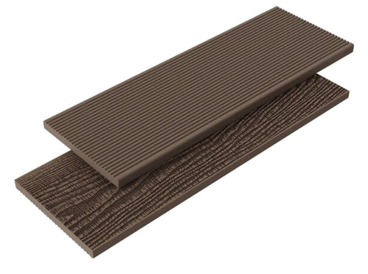 3M COMPOSITE PLANK - CHOCOLATE DUAL FACED - CLADDING - DECKING - PLANTERS - 140mm X 12mm £9.99 Inc Vat