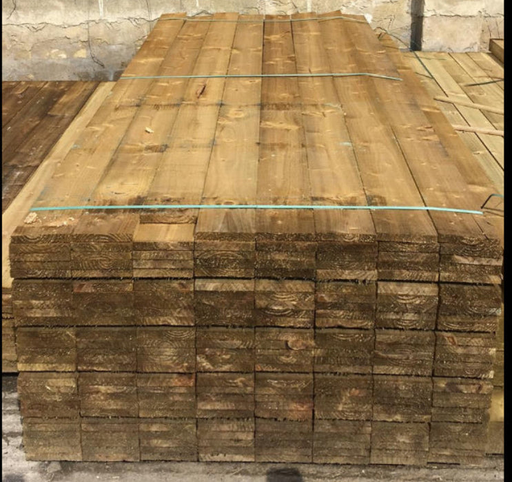 🎈Summer Sale🎈 Pressure Treated Timber Gravelboards 150 x 22 x 2400mm (6X1) £4.50 Inc Vat
