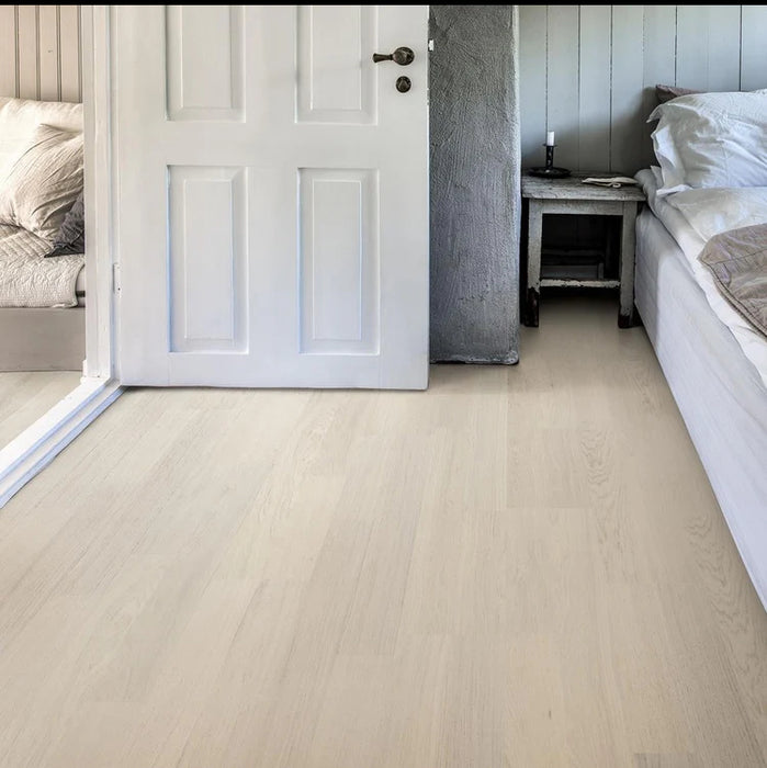 SOLID WOOD FLOORING JUST 🎈£19.41 per sqm🎈 7MM 1225 X 193 KAHRS FLOORING LIFE COCONUT CREAM 2-STRIP LTCLR W3001-193 FSC 2.832M2 PER PACK 💥Clearance Warehouse💥