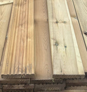 Treated Double Sided Decking 145 x 28 x 3600mm - £12 Inc Vat - Home & Garden > Lawn & Garden > Gardening Treated Double Sided Deck Boards