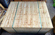 Treated Fence Panel Batten Rails 75 x 38 x 1828mm (6ft) £2.75 Each Inc Vat - Hardware > Fencing & Barriers > Fence Panels Treated Fencing Arris Rails