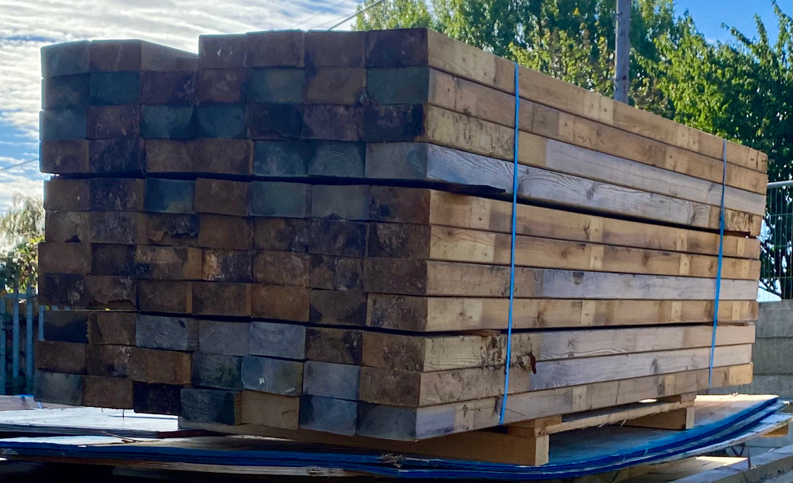 🆑 Clearance Sale 🆑 Job Lot of 30 x Reclaimed 6x3 Timber Joist Posts @ 2.4m Approx - Great Condition Used Sleepers, Fence Posts, Joists, Decking 💥£150💥