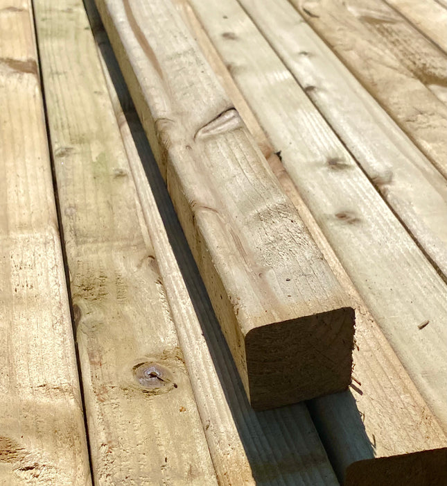 BULK BUY - Pack Of 25 x C24 50x47mm (2x2) 3.6m Structural Grade Treated Timber 💥£120💥