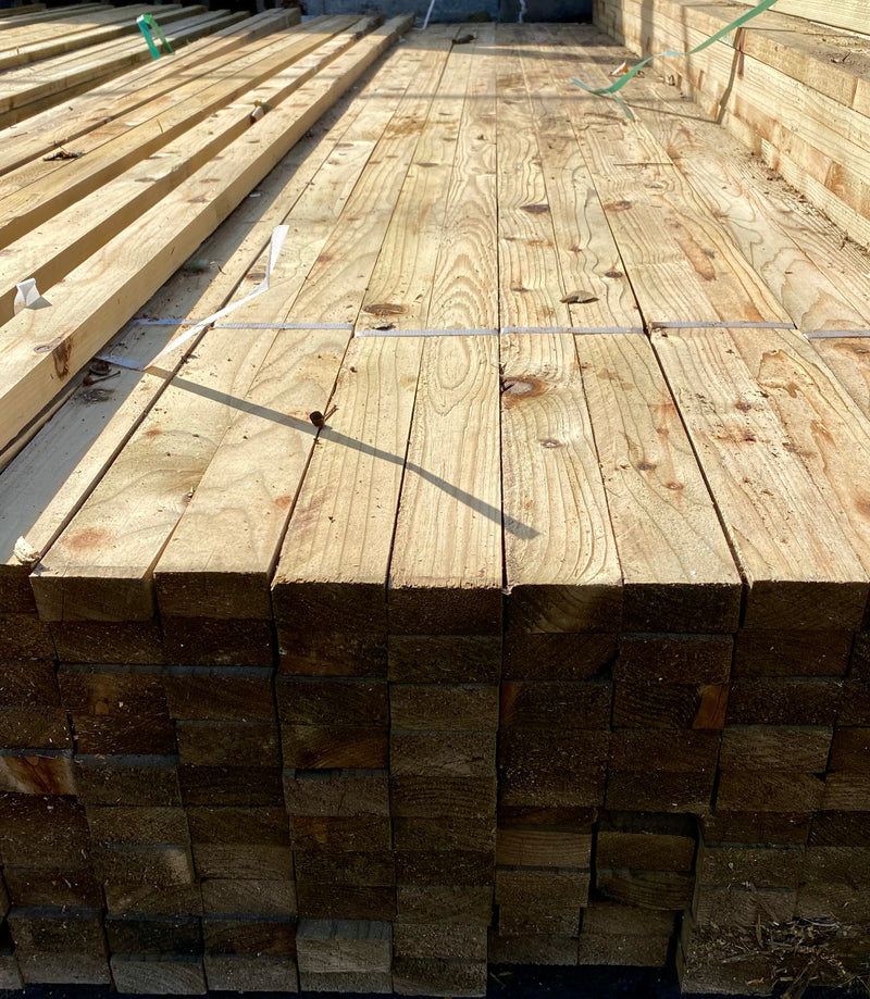 🆑 Clearance Sale 🆑 BULK BUY - Pack Of 50 x Treated Roofing Batten 50 x 25 x 3600mm (2x1 timber)💥£160💥 - Hardware > Building Materials > Roofing Treated Roofing Batten