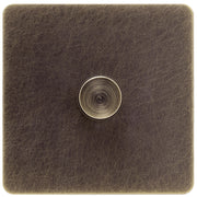 Caradok Screwless Antique Brass Dimmer Switch - 1 Gang - The Georgian - Caradok - Georgian - Antique Brass