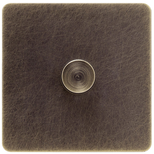 Caradok Screwless Antique Brass Dimmer Switch - 1 Gang - The Georgian - Caradok - Georgian - Antique Brass