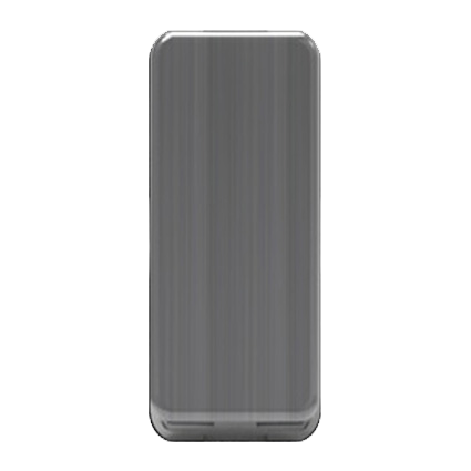 Caradok Switch Cover Brushed Chrome - Caradok - The Curve - Brushed Steel