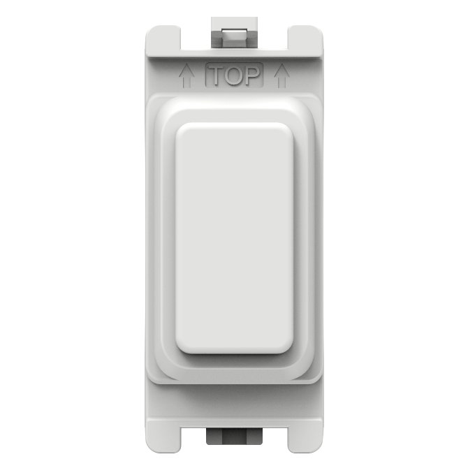 Caradok Blank Grid Module White Moulded - Caradok - The Classics - White Plastic