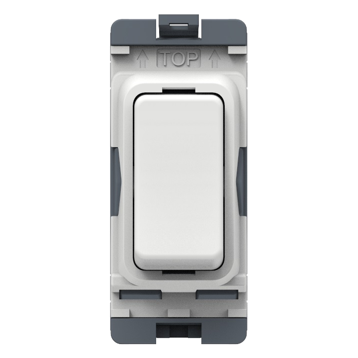 Caradok 20A DP Grid Module White Moulded - Caradok - The Classics - White Plastic
