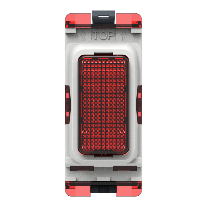 Caradok Indicator Grid Module RED - Caradok - The Classics - White Plastic