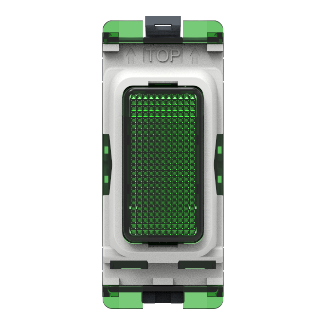 Caradok Indicator Grid Module GREEN - Caradok - The Classics - White Plastic