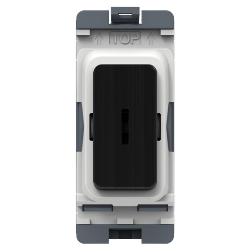 Caradok 20A 2Way SP Key Switch Matt Black - Caradok - The Curve - Matt Black