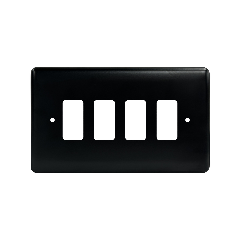 Caradok 4G Front Grid Plate Matt Black - Caradok - The Curve - Matt Black