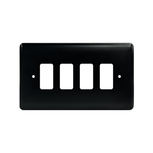 Caradok 4G Front Grid Plate Matt Black - Caradok - The Curve - Matt Black
