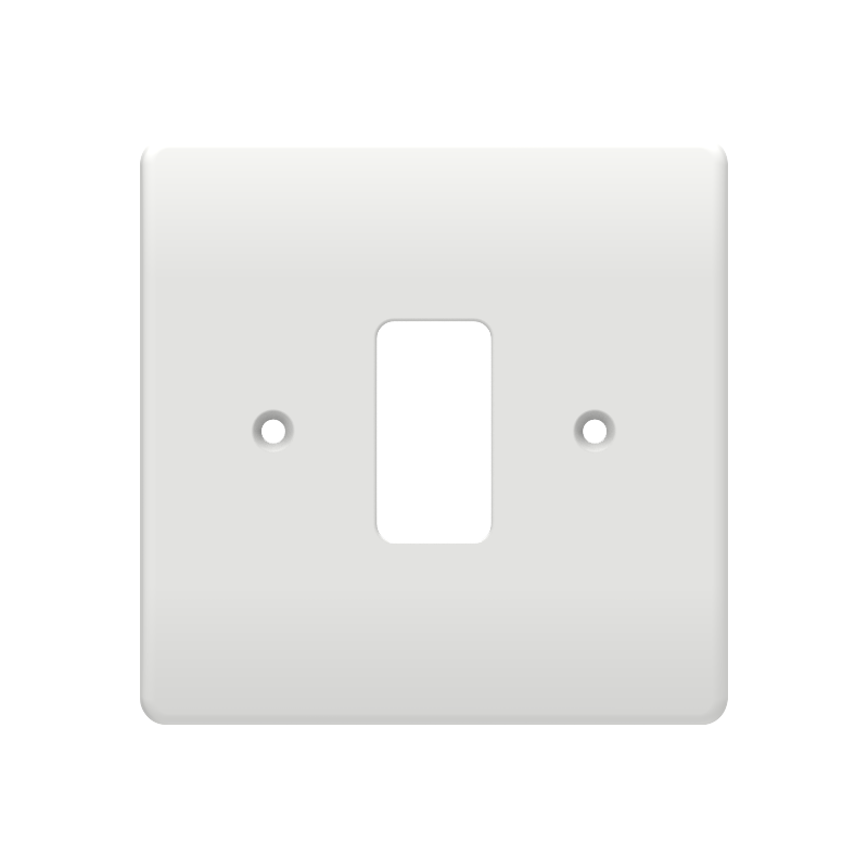 Caradok 1G Front Grid Plate White Moulded - Caradok - The Classics - White Plastic