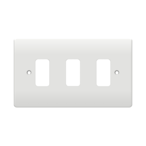 Caradok 3G Front Grid Plate White Moulded - Caradok - The Classics - White Plastic