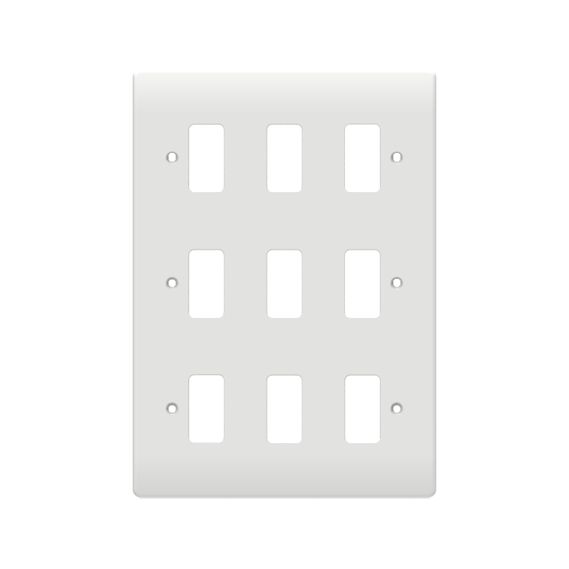 Caradok 9G Front Grid Plate White Moulded - Caradok - The Classics - White Plastic