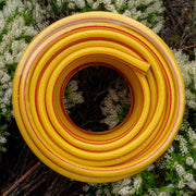 Premium Garden Hose 6-Layer 1/2" Pipe Yellow - Home & Garden > Lawn & Garden Garden watering