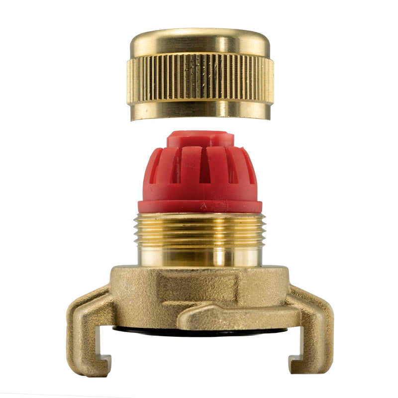 Claw - Hose Quick Connector - 3/4" Hose (Brass) - Home & Garden > Lawn & Garden > Watering & Irrigation > Garden Hose Fittings & Valves Tech Hose & Fittings