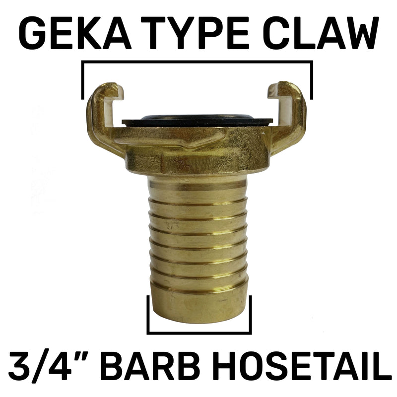 15mm Brass Wall Flange Kit with Lever Valve + Geka 19mm Barbed Set - Home & Garden > Lawn & Garden Garden watering