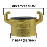 Water Butt 1” BSPM with Geka Type Claw Fitting - Garden watering