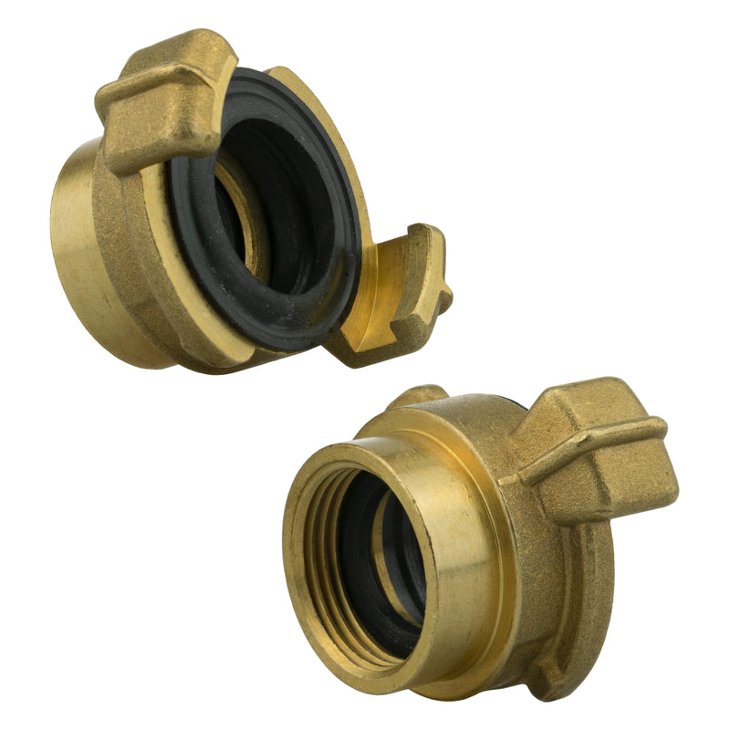 Wall Flange Kit 25mm MDPE + Valve + Geka - Home & Garden > Lawn & Garden Tech Hose & Fittings