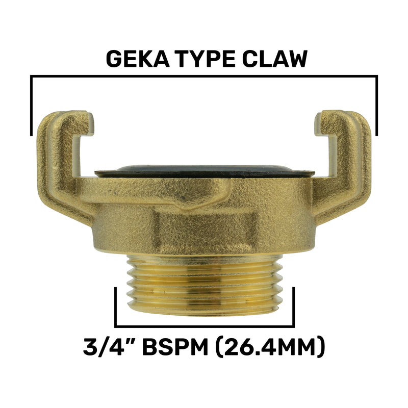 Wall Flange Kit 25mm MDPE + 25mm MDPE Valve + ¾” BSP Geka - Home & Garden > Lawn & Garden Tech Hose & Fittings