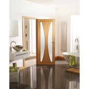Verona Internal Oak Door with Obscure Glass - All Sizes -