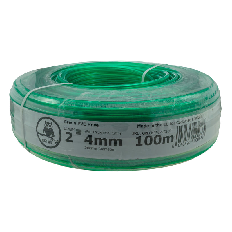 Green Semi-Transparent PVC Pipe 4mm*6mm - Hardware > Plumbing > Plumbing Pipes