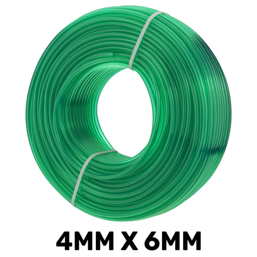 Green Semi-Transparent PVC Pipe 4mm*6mm - Hardware > Plumbing > Plumbing Pipes