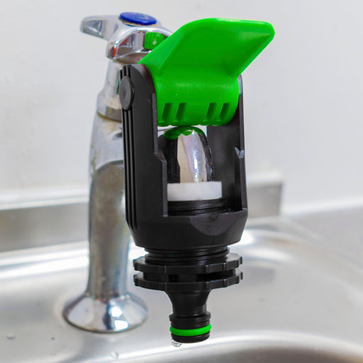 Kitchen Tap Adaptor "Non Branded" Green - Home & Garden Garden watering