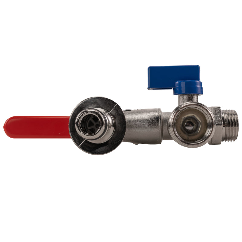 Water Butts Kit 1/2" With Double Tap and Drill Bit - Home & Garden > Lawn & Garden Tech Hose & Fittings